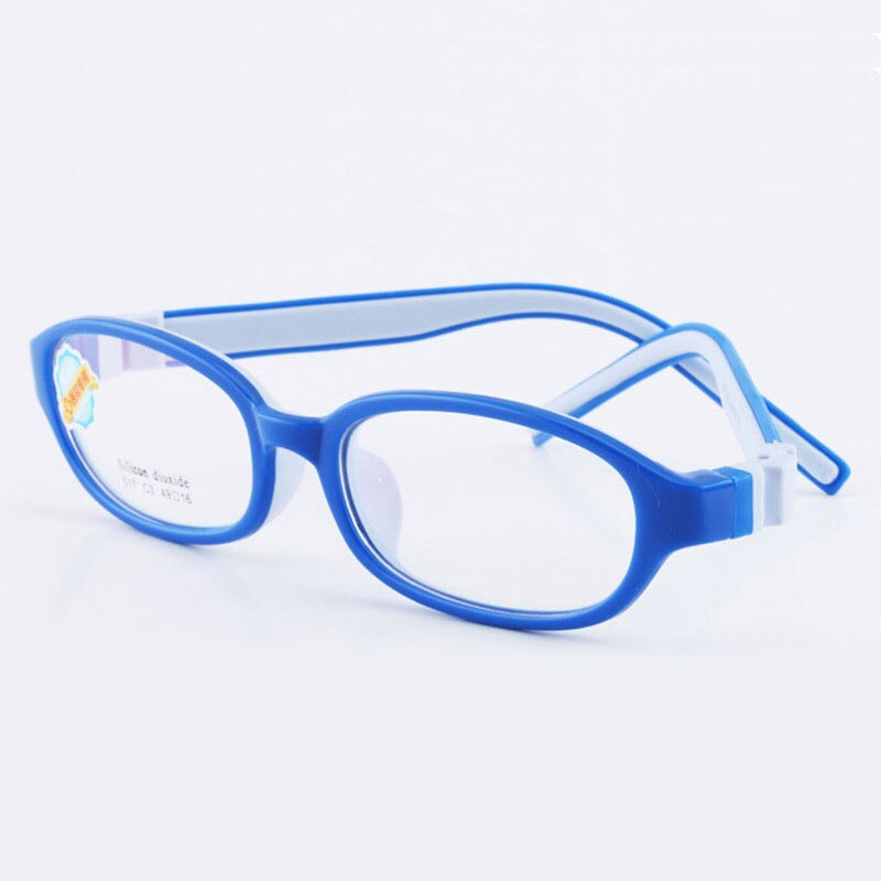 Reven Jate 517 Child Glasses Frame For Kids Eyeglasses Frame Flexible Frame Reven Jate Blue  