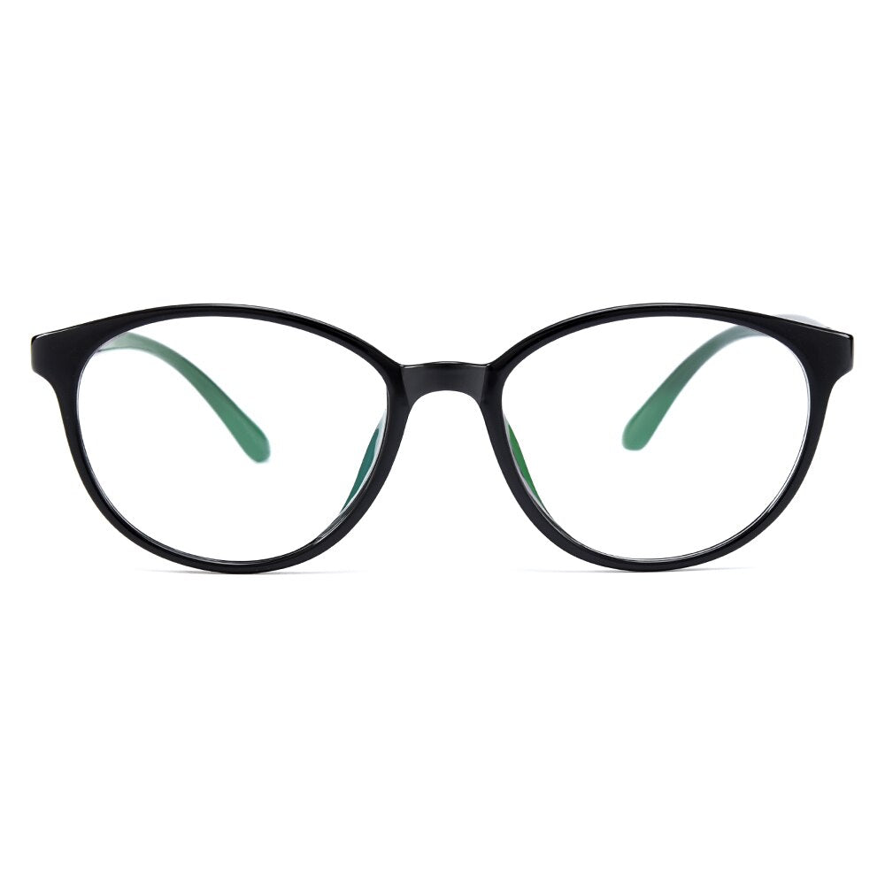 Gmei Women's Eyeglasses Oval Ultralight Tr90 Plastic Full Rim M042 Full Rim Gmei Optical   