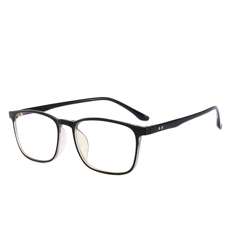 Unisex Eyeglasses Anti Blue Light Plastic Titanium Lh10 Anti Blue Brightzone Gradient Black4  