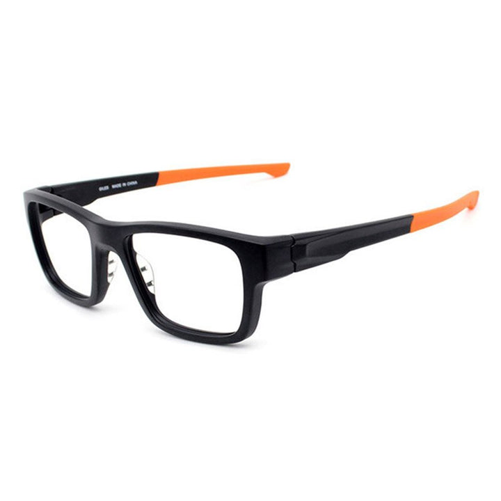 Hotony Unisex Full Rim TR 90 Resin Frame Eyeglasses Ga13 Full Rim Hotony Orange Frame  