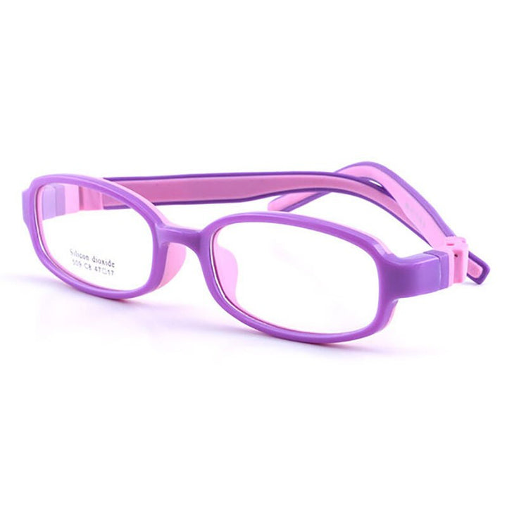 Reven Jate 509 Child Glasses Frame For Kids Eyeglasses Frame Flexible Frame Reven Jate purple  