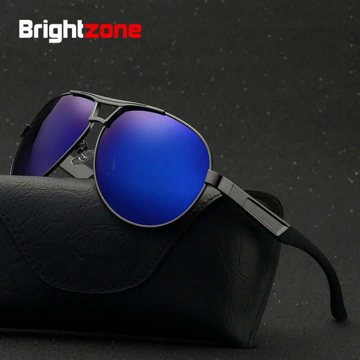 Men's Sunglasses Polarized Frame Alloy Tac P8013 Sunglasses Brightzone   