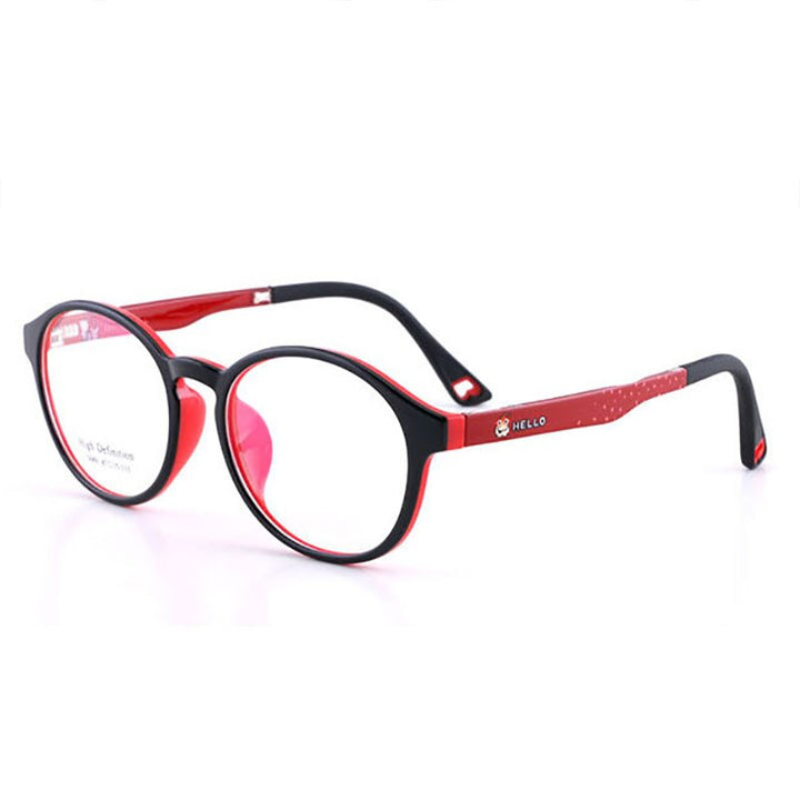 Reven Jate 5689 Child Glasses Frame For Kids Eyeglasses Frame Flexible Frame Reven Jate Red  