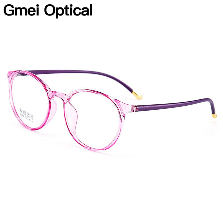 Women's Eyeglasses Ultra-Light Tr90 Plastic Round M5002 Frame Gmei Optical   