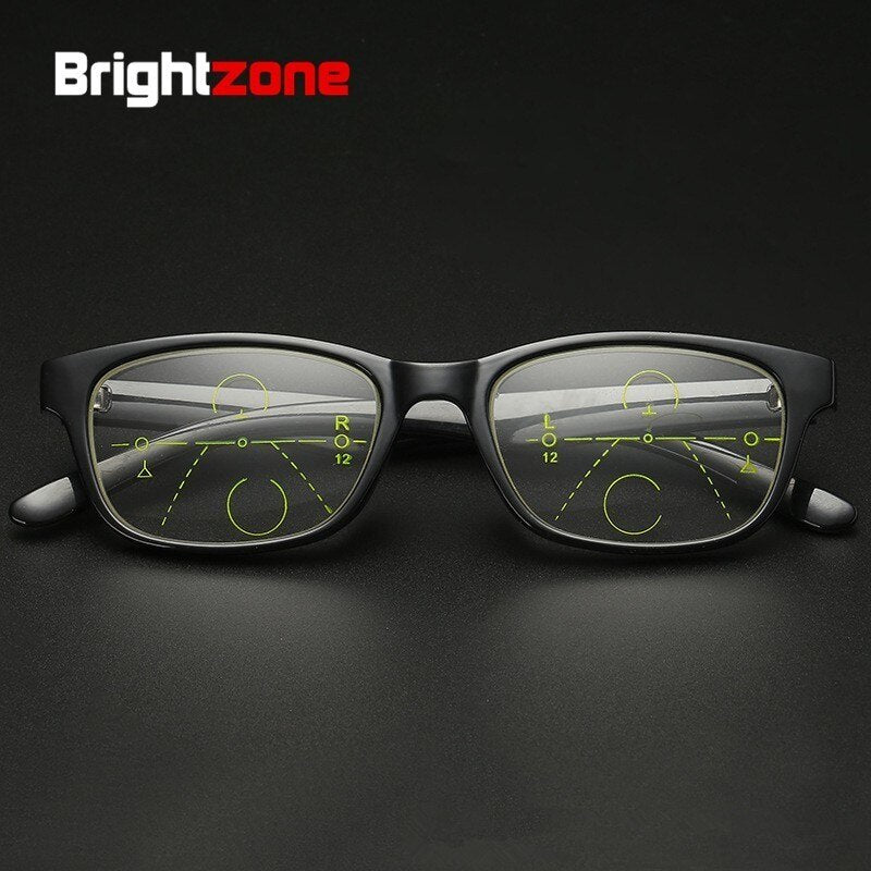Unisex TR90 Presbyopic Progressive Reading Glasses Full Plastic Titanium Frame Reading Glasses Brightzone   