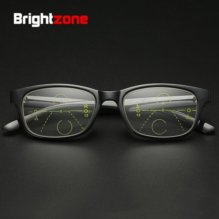 Unisex TR90 Presbyopic Progressive Reading Glasses Full Plastic Titanium Frame Reading Glasses Brightzone   