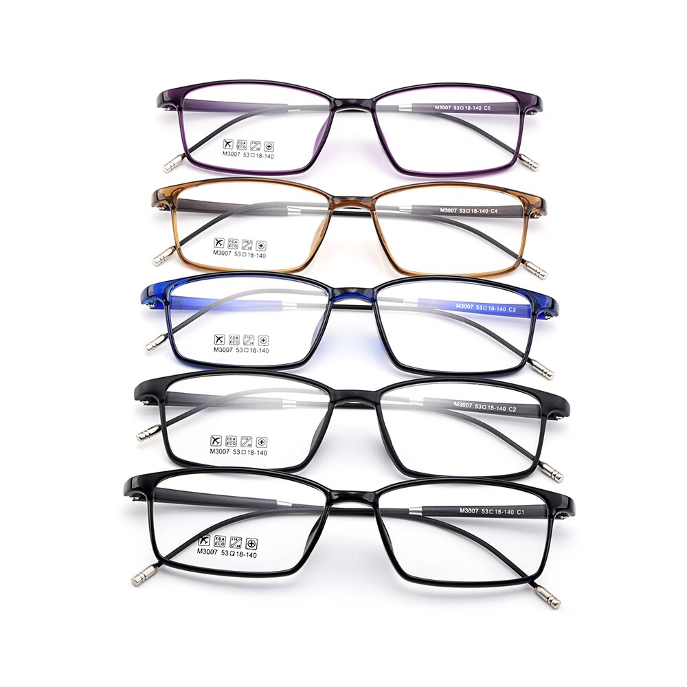 Unisex Eyeglasses Ultra-Light Tr90 Plastic 5 Colors M3007 Frame Gmei Optical   