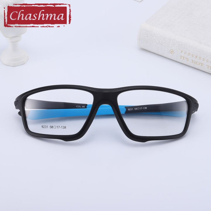 Men's Eyeglasses Sport TR90 Flexible 9231 Sport Eyewear Chashma   