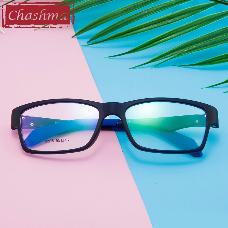 Men's Eyeglasses Sport TR90 Full Frame 8206 Sport Eyewear Chashma   