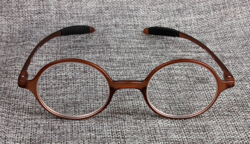Unisex Reading Glasses Italy Design Tr90 Round Frame YJ057 Reading Glasses SunSliver   