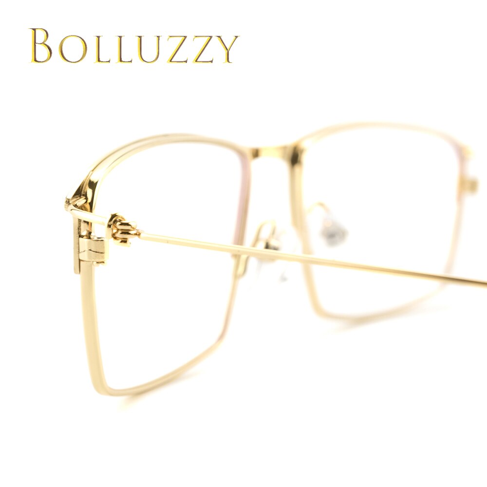 Men's Eyeglasses Alloy Full Big Rectangle Rim 7651 Frame Bolluzzy   