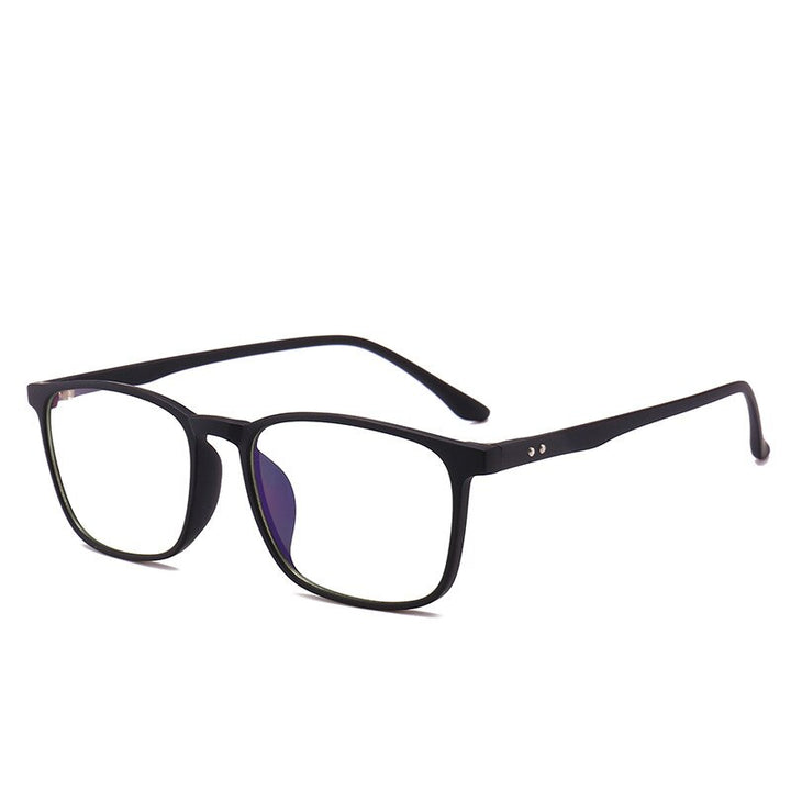 Unisex Eyeglasses Anti Blue Light Plastic Titanium Lh10 Anti Blue Brightzone Matte Black2  