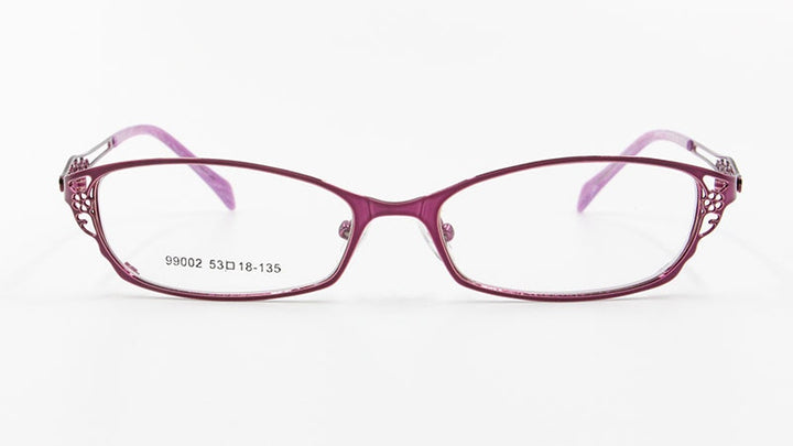 Women's Full Rim Eyeglasses Alloy Frame S99002 Full Rim Bclear   