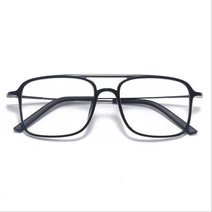 Hotochki Unisex Full Rim Ultem Resin Frame Eyeglasses 2235 Full Rim Hotochki shine black  