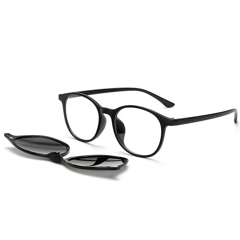 Unisex Eyeglasses Clip On Sunglasses Polarized Tr90 Tr225 Clip On Sunglasses Brightzone   