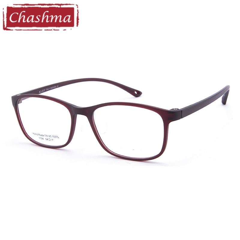 Men's Eyeglasses Sport TR90 1194 Sport Eyewear Chashma Wine Red  