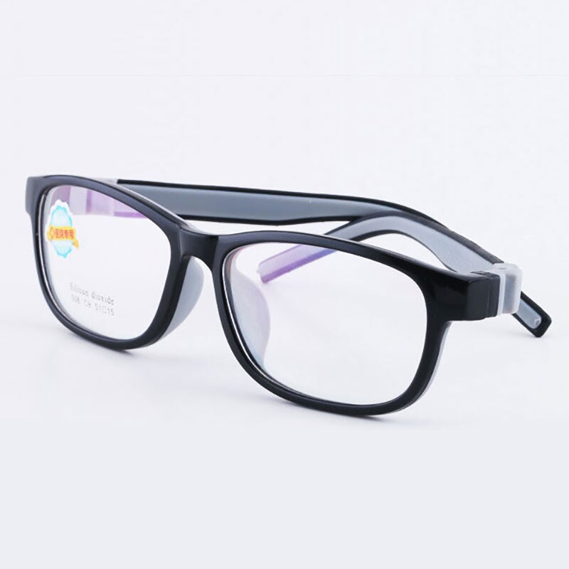 Reven Jate 508 Child Glasses Frame For Kids Eyeglasses Frame Flexible Frame Reven Jate Gray  