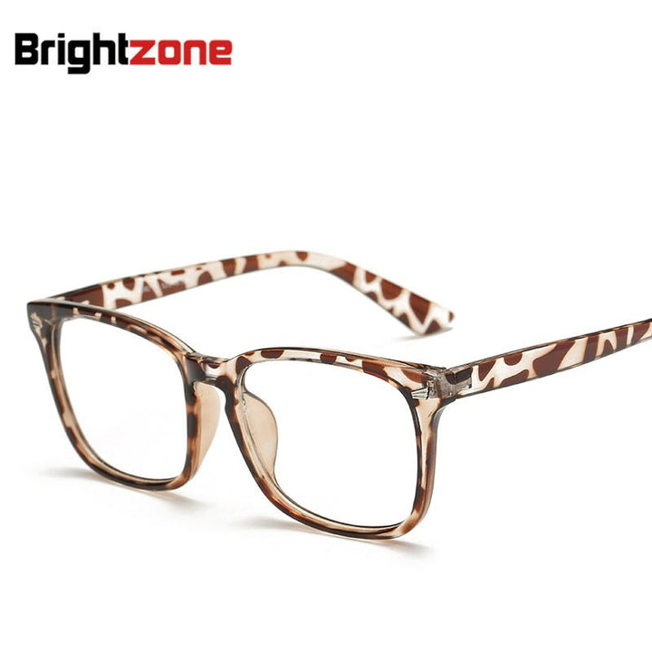 Brightzone Unisex Full Rim Square Acetate Eyeglasses 8082 Full Rim Brightzone Style4  