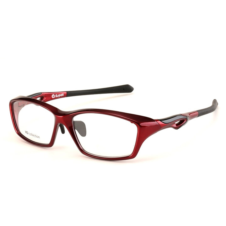 Hotochki Men's Full Rim TR90 Frame Sport Eyeglasses Tr8021 Sport Eyewear Hotochki Red  