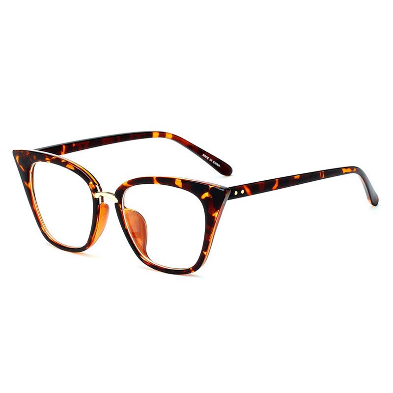 Hotony Women's Full Rim Acetate Cat Eye Frame Eyeglasses 97093 Full Rim Hotony C12  
