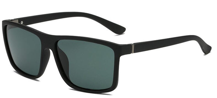 Men's Sunglasses Square Tac Polarized Driver Sunglasses Brightzone Black-Green  