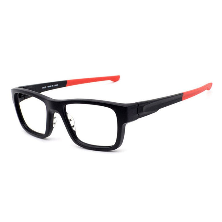 Hotony Unisex Full Rim TR 90 Resin Frame Eyeglasses Ga13 Full Rim Hotony Red Frame  