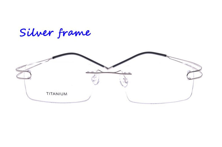 Unisex Eyeglasses Rimless Pure Titanium 4022 Rimless Brightzone 6  