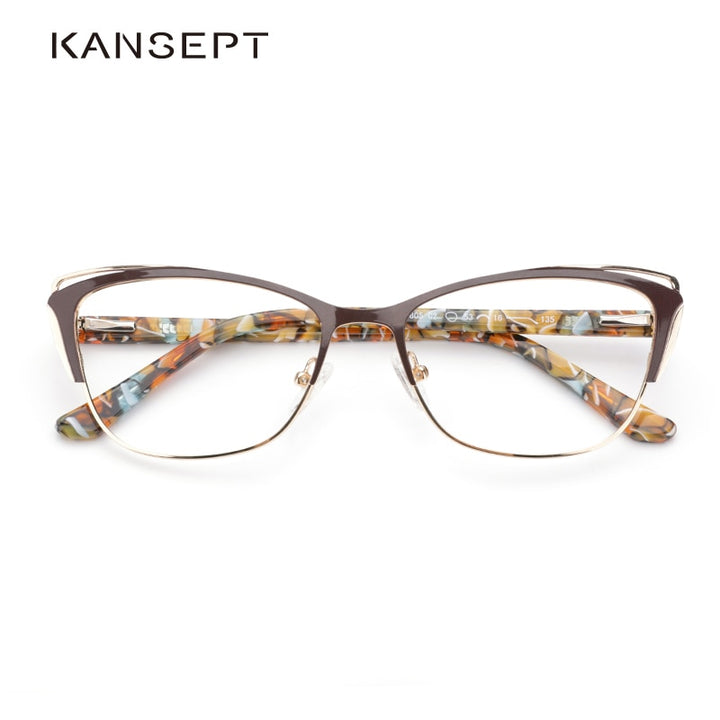 Women's Eyeglasses Cat Eye Frame Metal 8805 Frame Kansept   