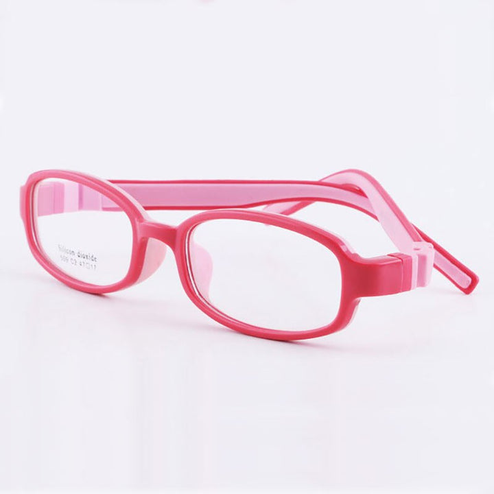 Reven Jate 509 Child Glasses Frame For Kids Eyeglasses Frame Flexible Frame Reven Jate Red  