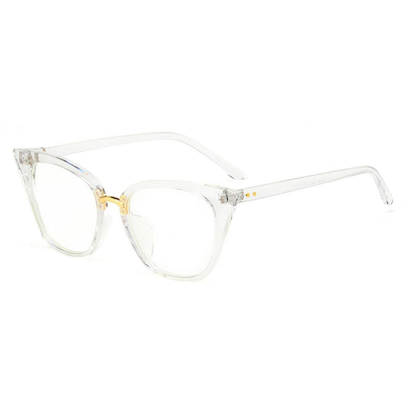 Hotony Women's Full Rim Acetate Cat Eye Frame Eyeglasses 97093 Full Rim Hotony C1  