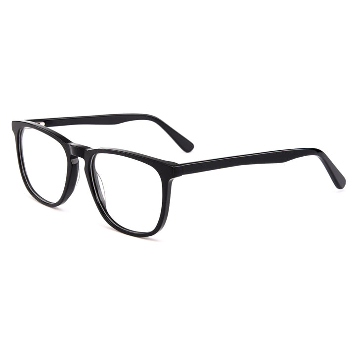 Unisex Eyeglasses Acetate Square Full Rim With Spring Hinges Yh6031 Full Rim Gmei Optical C1  