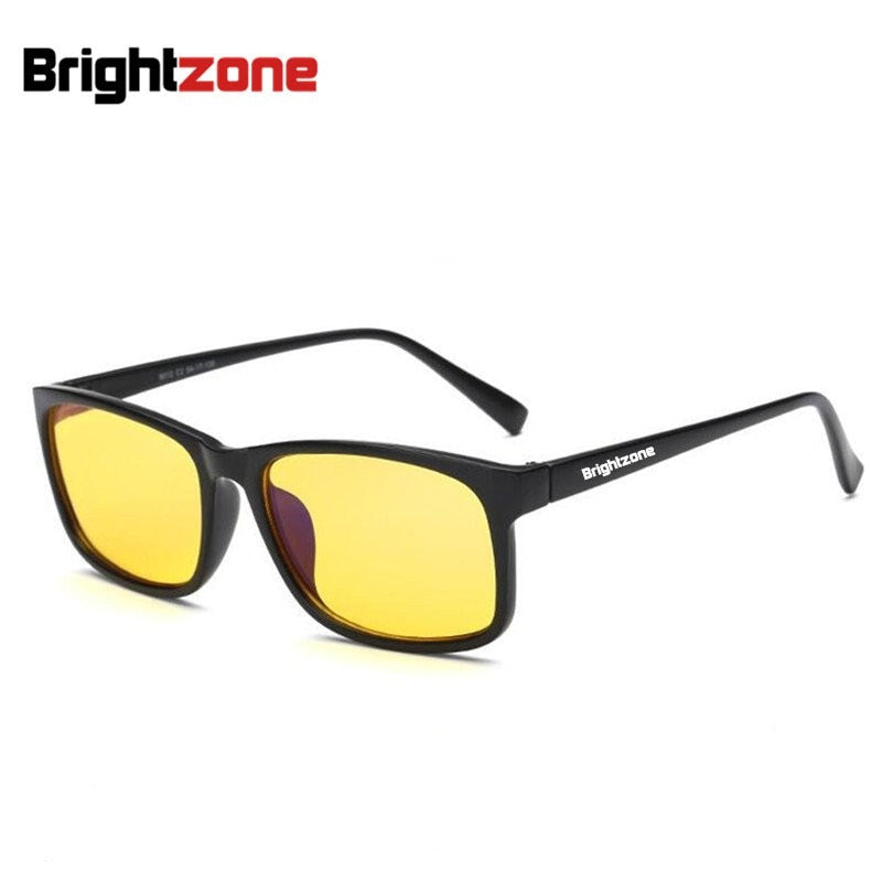 Unisex Eyeglasses Anti Blue Ray Gaming Filter Computer 22g Anti Blue Brightzone MaBlack Yellow Case1  
