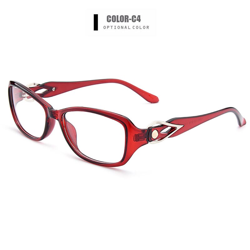 Gmei Women's Eyeglasses Ultra-Light Tr90 Plastic M1293 Full Rim Gmei Optical C4  