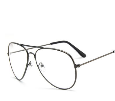 Unisex Eyeglasses Large Frame Korean Pilot 3026 Frame Brightzone   