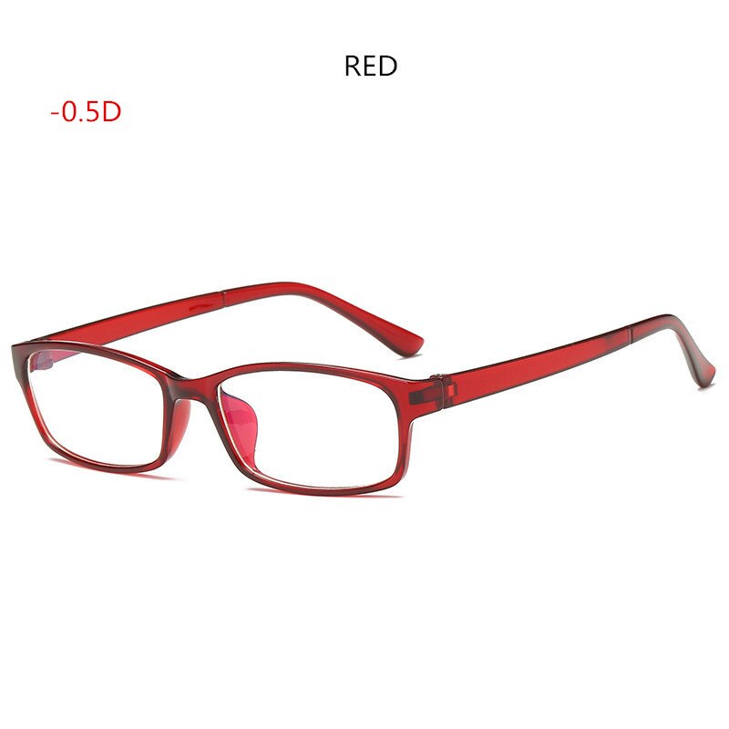 Unisex Reading Glasses Myopia Short-sight Eyewear A01 Reading Glasses SunnyFunnyDay RED Myopia50  