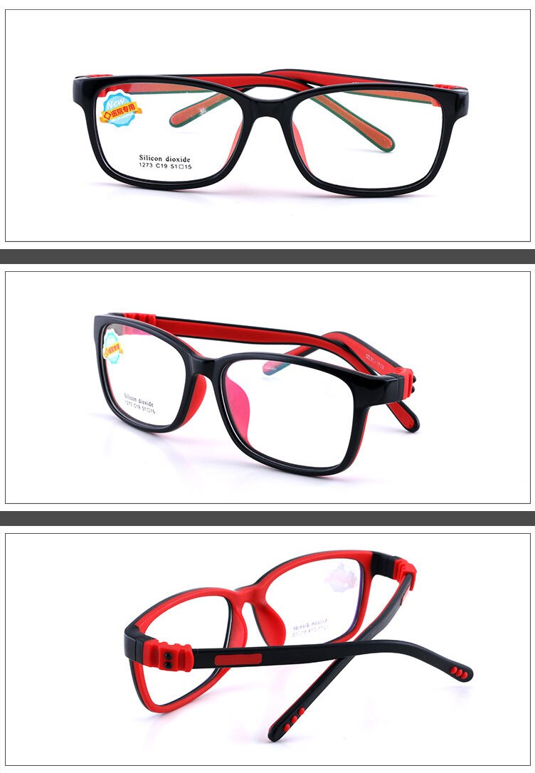 Reven Jate 1273 Child Glasses Frame For Kids Eyeglasses Frame Flexible Frame Reven Jate   