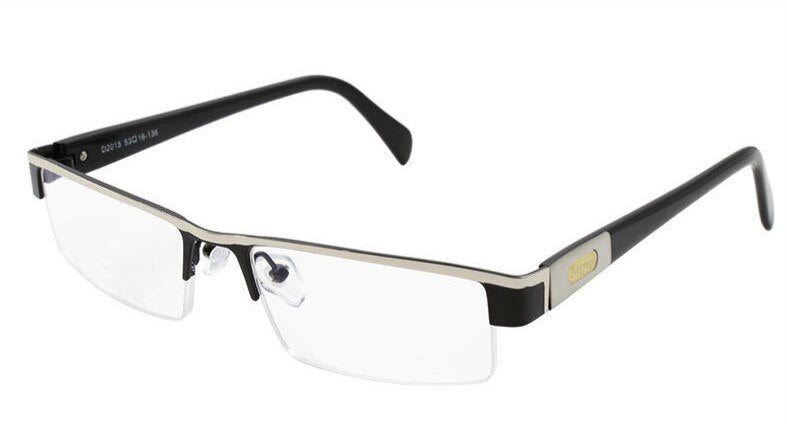 Men's Reading Glasses Titanium Alloy D2015 Reading Glasses Brightzone +100 Black 