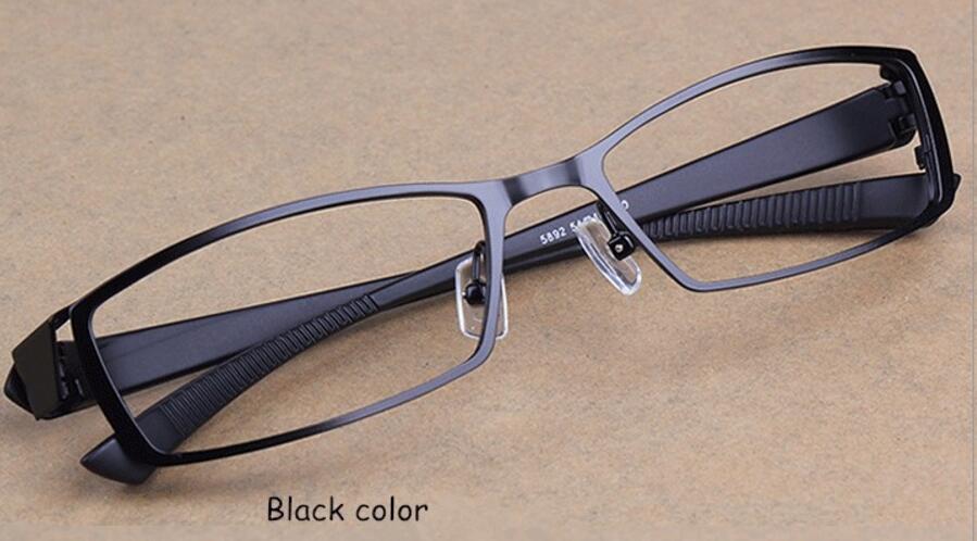 Men's Eyeglasses Titanium Alloy TR90 Ultra Light 1976 Frame Chashma black  