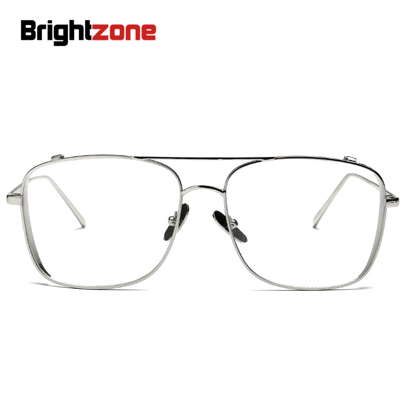 Brightzone Men's Eyeglasses Full Rim Oval Alloy Full Rim Brightzone   