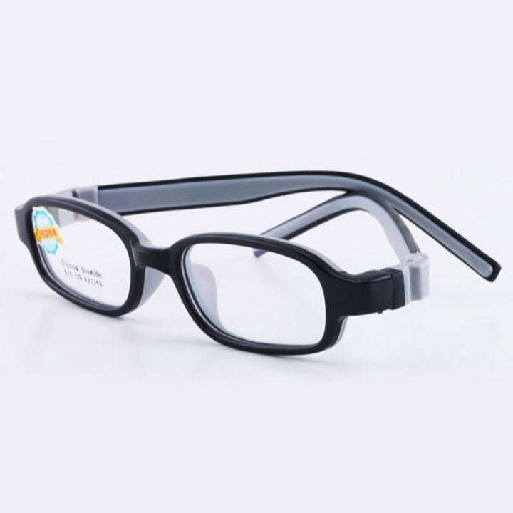 Reven Jate 515 Child Glasses Frame For Kids Eyeglasses Frame Flexible Frame Reven Jate Gray  