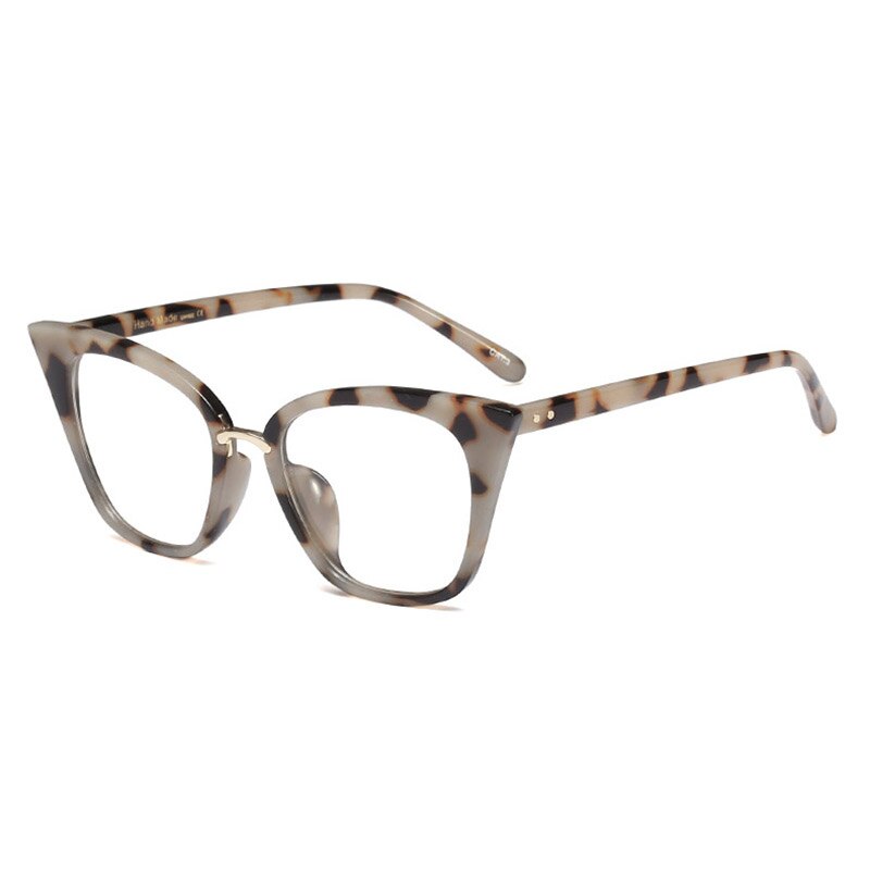 Hotony Women's Full Rim Acetate Cat Eye Frame Eyeglasses 97093 Full Rim Hotony C9  