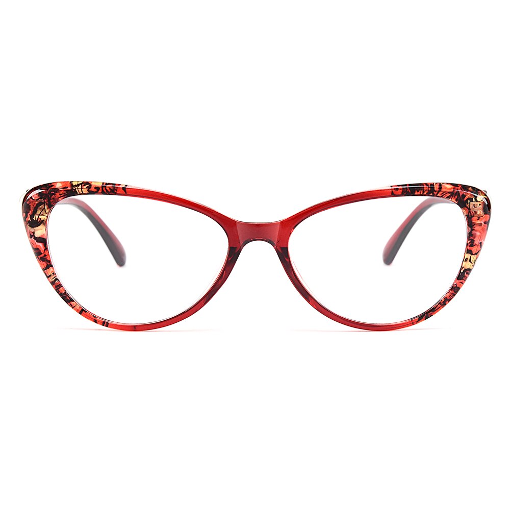 Women's Eyeglasses Ultralight TrR90 Cat Eye Spectacles M1711 Frame Gmei Optical   