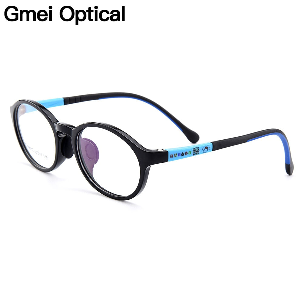 Children's Eyeglasses Ultra-light Flexible TR90 Silica Gel Frame Cx68012 Full Rim Gmei Optical   