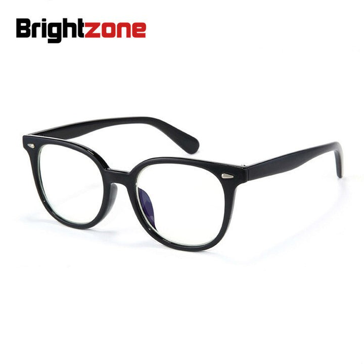 Brightzone Unisex Full Rim Round Acetate Eyeglasses Th0001 Full Rim Brightzone   