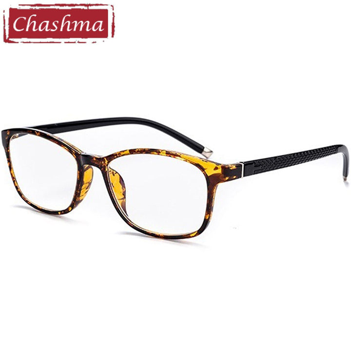 Unisex Eyeglasses TR90 Material Light Flexible 1631 Frame Chashma Tortoise  