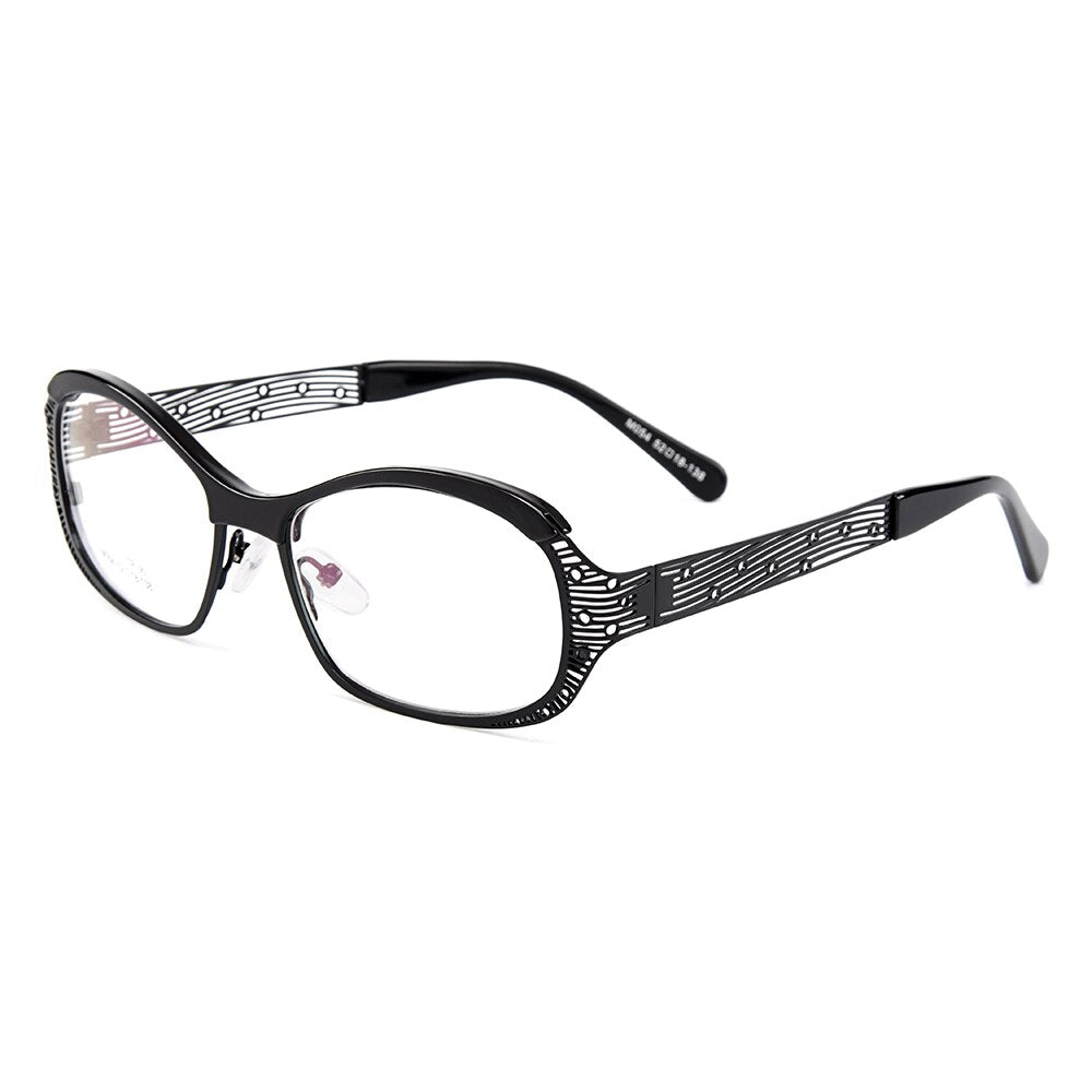 Women's Eyeglasses Oval Ultralight TR90 Alloy M054 Frame Gmei Optical   