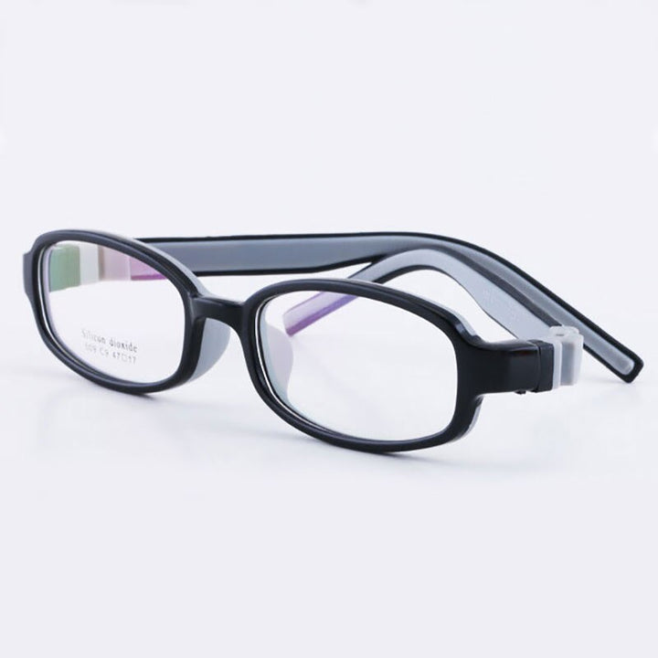 Reven Jate 509 Child Glasses Frame For Kids Eyeglasses Frame Flexible Frame Reven Jate Gray  
