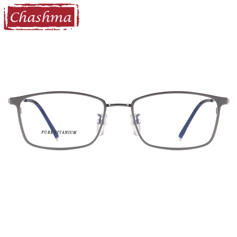 Chashma Ottica Men's Full Rim Square Titanium Eyeglasses 9910 Full Rim Chashma Ottica   