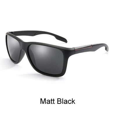 Ralferty Hd Polarized Sunglasses Men Driver Glasses Blue Mirror Square Uv400 K1037 Sunglasses Ralferty Matt Black China As picture