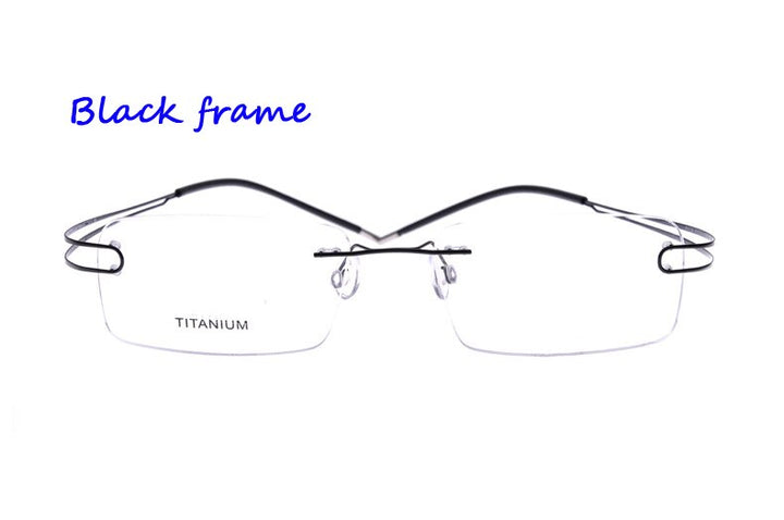 Unisex Eyeglasses Rimless Pure Titanium 4022 Rimless Brightzone 3  